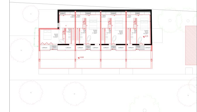 Grundriss 1 Obergeschoss